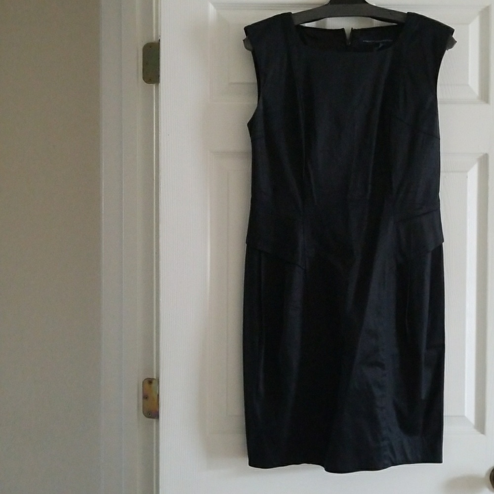 French Connection sleeveless black dress 8